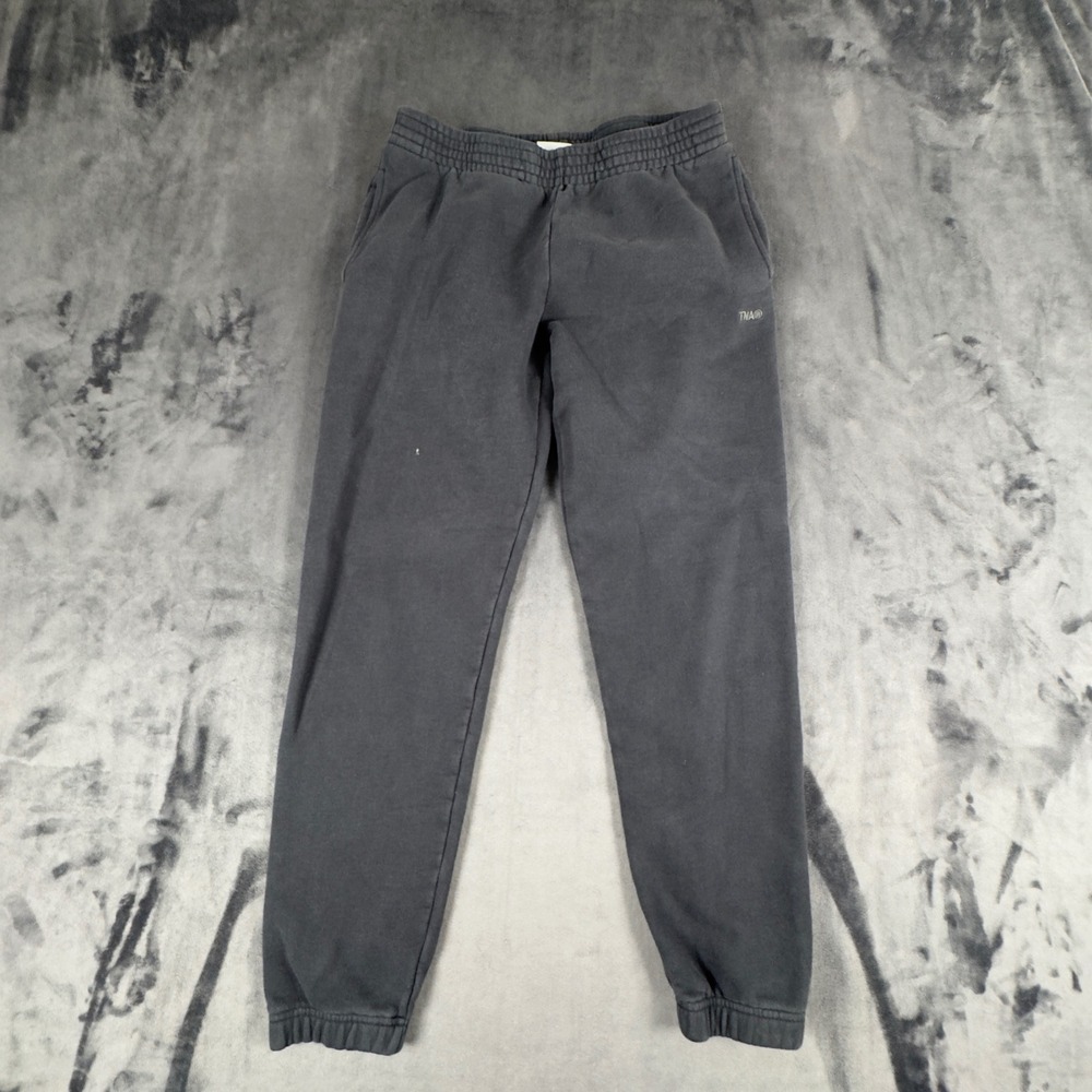 TNA Sweatfleece Joggers Womens Small Black Cozy Fleece Sweatpants 4667